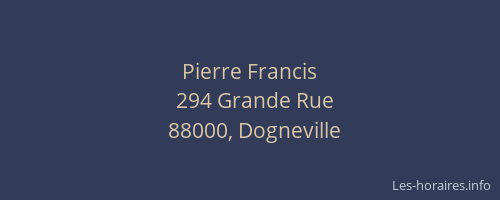 Pierre Francis