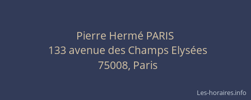 Pierre Hermé PARIS