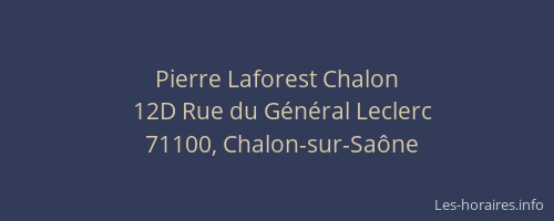 Pierre Laforest Chalon