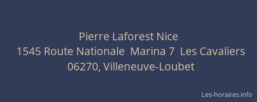 Pierre Laforest Nice