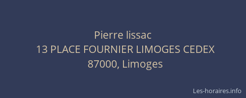 Pierre lissac
