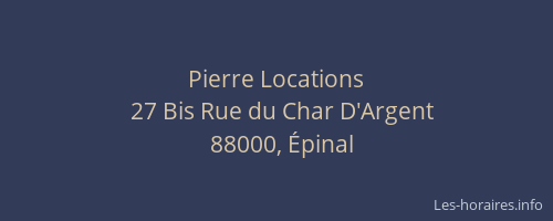 Pierre Locations