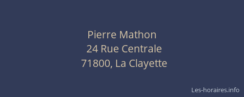 Pierre Mathon