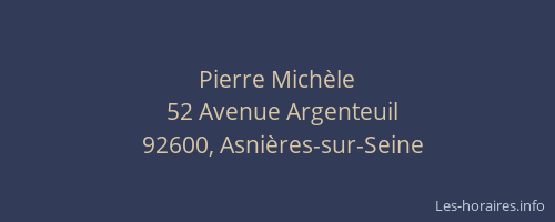 Pierre Michèle