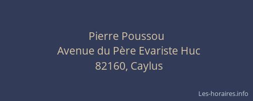 Pierre Poussou
