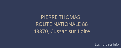 PIERRE THOMAS