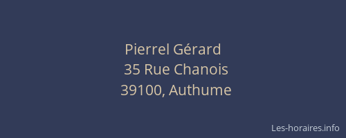 Pierrel Gérard