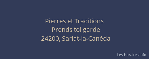 Pierres et Traditions