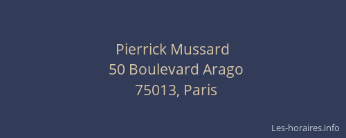 Pierrick Mussard