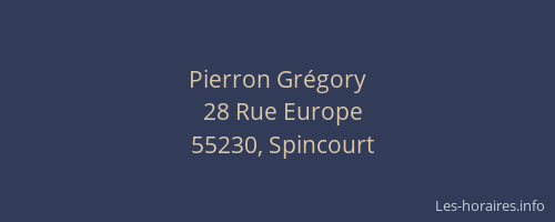 Pierron Grégory
