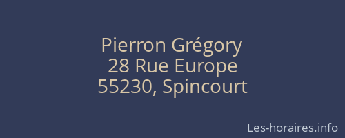 Pierron Grégory