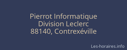 Pierrot Informatique