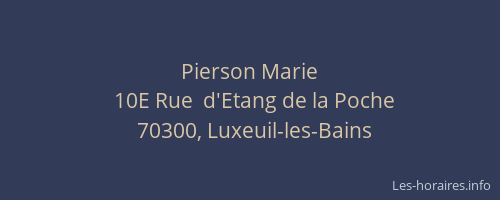 Pierson Marie