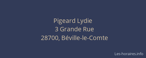 Pigeard Lydie
