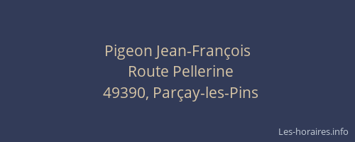 Pigeon Jean-François