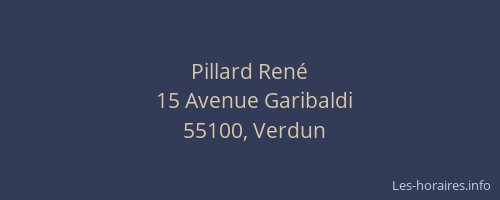 Pillard Ren&eacute;