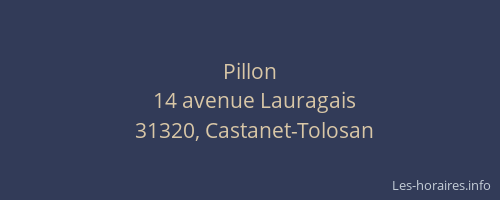 Pillon