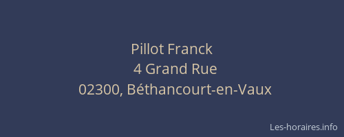 Pillot Franck