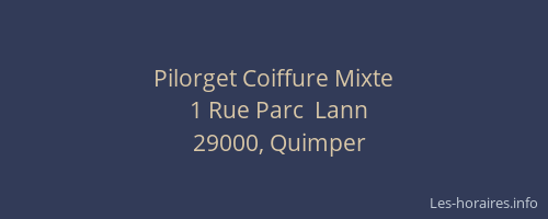 Pilorget Coiffure Mixte