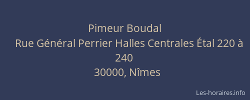 Pimeur Boudal