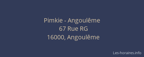 Pimkie - Angoulême