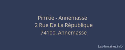 Pimkie - Annemasse