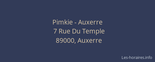 Pimkie - Auxerre