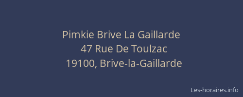 Pimkie Brive La Gaillarde