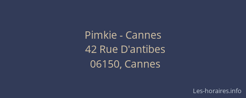 Pimkie - Cannes