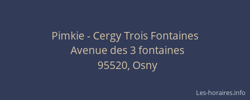 Pimkie - Cergy Trois Fontaines