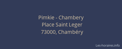 Pimkie - Chambery