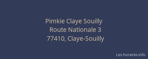 Pimkie Claye Souilly
