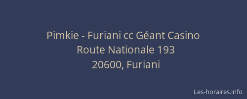 Pimkie - Furiani cc Géant Casino