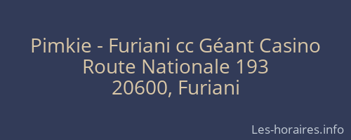 Pimkie - Furiani cc Géant Casino