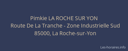 Pimkie LA ROCHE SUR YON