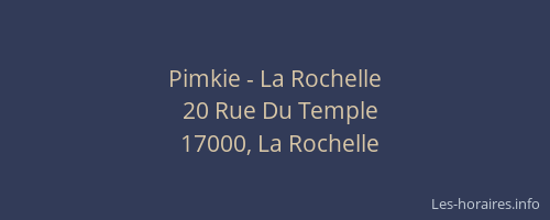 Pimkie - La Rochelle