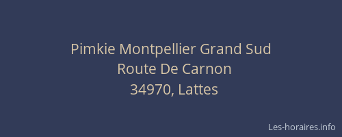 Pimkie Montpellier Grand Sud