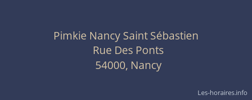 Pimkie Nancy Saint Sébastien