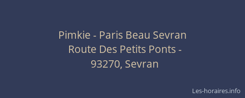 Pimkie - Paris Beau Sevran