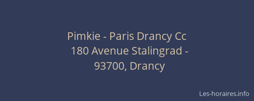 Pimkie - Paris Drancy Cc