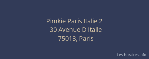 Pimkie Paris Italie 2