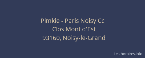 Pimkie - Paris Noisy Cc