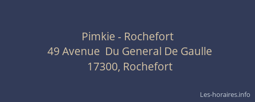 Pimkie - Rochefort