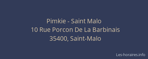Pimkie - Saint Malo