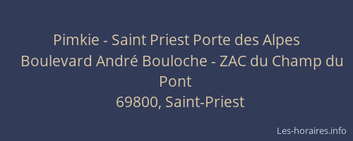 Pimkie - Saint Priest Porte des Alpes