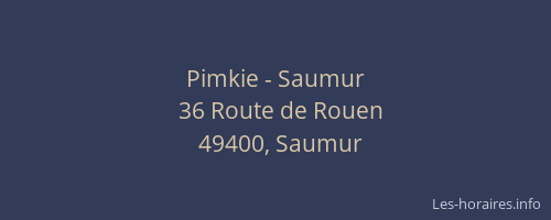 Pimkie - Saumur