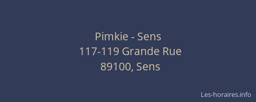 Pimkie - Sens