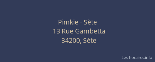 Pimkie - Sète