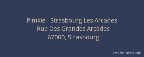Pimkie - Strasbourg Les Arcades