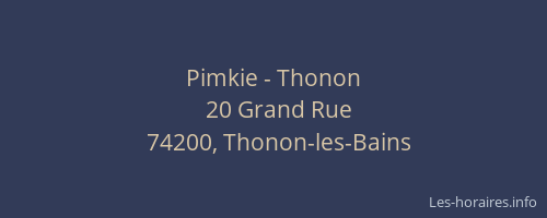 Pimkie - Thonon